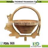 wholesale China factory decorative wicker wall baskets