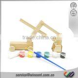 Educational Wooden Puzzle Excavator Assemble Toy thumbnail-1