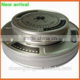 Plain Silver Round CD Tin Case With Logo