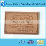 Cheap Customized Design Wholesale Jeans Embossed Leather Tag