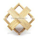 2015 Hot Sale Wooden IQ Intelligent Puzzle Magic Puzzle Kongming Lock Brain Teaser Model Number GAD1085 thumbnail-3