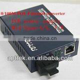 Hot Sale Distance 100km Single Module Fiber Optical Media Converter