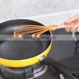 Silicone Traditiona Hand Whisk Stirrer Mixer Rotate Egg Beater Kitchen Tool New thumbnail-1