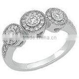 3-Stone Anniversary Mounting Band Mount238 thumbnail-1