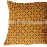 RTHCC- 83 Gujrati Stylish Designer Hand Crafted Applique Cut Work Cotton Kantha Stitch Cushion Covers Christmas Home Decor thumbnail-6