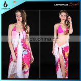 best selling flower printed sexy lungi sarong