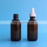 120ml Boston Round Glass Bottle With Dropper