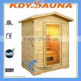 Wooden Hemlock Infrared Outdoor Sauna for Sale thumbnail-2