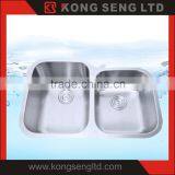High Quality Stainless Steel 304 Stamping Undermount Sink -KS-UM-D42-2 thumbnail-1