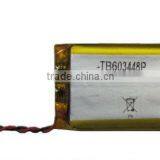 GPS 3.7V 1100mAh Lithium polymer battery TB-603448P