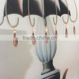 Decorative Glass With LED Light Interlayer, Ceramic Digital Print Glass, Laminated Glass, Customized Design thumbnail-3