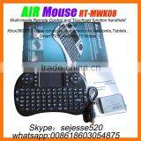 Portable Wireless Keyboard Mouse Touchpad Mini keyboard RT-MWK08 for PC,Pad,Android tv box