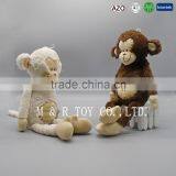 New Product Lovely Monkey Soft Toy in White and Brown Color thumbnail-4