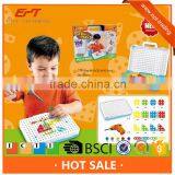 106pcs Creative Plastic Enlighten Drill Tool Puzzle Block Toy Brick