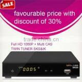 Azlcass S926 Stb Amozonas Satellite TWIN TUNER SKS&IKS FREE NAGRA3 SUPPORT USB WIFI,YOUTUBE thumbnail-1