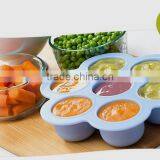Baby Food Freezer Tray With Protective Lid BPA Free Silicone Storage Box thumbnail-3
