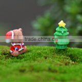 Green Scrapbooking Craft Supplies Resins Santa Claus Snowman Hair Bow Cabochons Christmas Tree African Resin Animal Figurines thumbnail-1