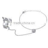 Stainless Steel Jewelry Feather Leaf Rings thumbnail-2