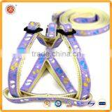 New Polyester Custom Logo Short Traction Rope Dog Harness Traction Belt Dog Solid Style Leash thumbnail-2