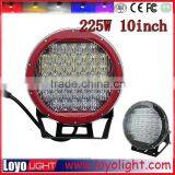 red/black housing car driving light 10 inch 225w led work light