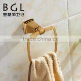 Hardware Products 12132 BAOGELI Chrome Bathroom Accessories Bathroom Chrome Towel Ring Gold thumbnail-2