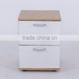 Low Price Simple Design Melamine Wooden Bedside Cabinet