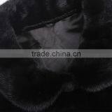 Sale Natural Black Mink Fur Coat With Factory Price thumbnail-3
