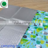 rubber play mat material laminated aluminum PE film EPE foam camping mat picnic mat
