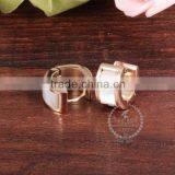Titanium Steel Rose Gold Plated White Shell Earrings Fashion Women Earrings Stud Wedding Jewelry 6710094 thumbnail-3