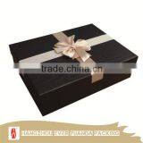Simple Design High Quality Folding Gift Paper Boxes For Dress Shirt With Ribbon thumbnail-1
