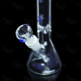 Beaker base bongs glass bongs ice catcher thickness glass for smoking with 14-19 downstem and 14mm bowl 10.5\