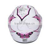 DOT Pink Butterfly Flip Up Modular Full Face Women Motorcycle Helmet Size S M L thumbnail-3