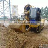 Propelled Concrete Mixer With Self Loading Function and Power Shift Truck With Pump Diesel Engine Air Conditioner thumbnail-6