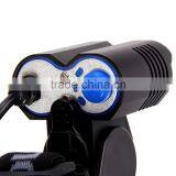 DARK KNIGHT LR-2 LED Cycling Lamp 4 Modes Headlamp Bike Handlebar Light - EU Plug thumbnail-5