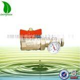 Brass Ball Valve With Lock Water Meter thumbnail-1