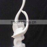 Natural White Marble Modern Abstract Sculpture thumbnail-1