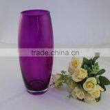 Handblown Colored Glass Vases, Mouth Blown Stained Glass Vases thumbnail-1