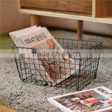 Metal Wire Storage Basket With Open Design thumbnail-2