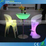 GLACS Control Plastic Patio Furniture LED Lighting Bar Stools thumbnail-2