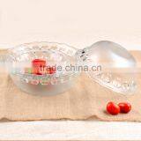 Apple Embossed Glass Fruit Sugar Salad Bowl thumbnail-2