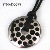 Round Stainless Steel Pendants , Custom Metal Pendant thumbnail-2