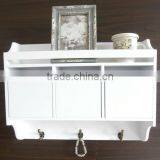 White Color Wooden Wall Shelf thumbnail-1