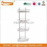 Chrome Plating Metal Wire Wall Mounted Bathroom Shelf thumbnail-2