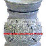 Soap Stone White Aroma Oil Burner thumbnail-1