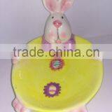 Wholesale Ceramic Easter Lovely Bunny Plate thumbnail-1