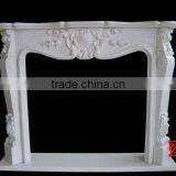 Marble Electric Fireplace Mantel thumbnail-1