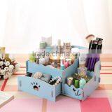 The Wooden Box DIY Korean Cosmetic Storage Box Desktop Drawer Storage thumbnail-5