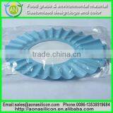 Fashion Adjust Shower Bathing Bath Protect Soft Cap Hat For Baby Children thumbnail-2
