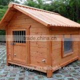 Morden Large Outdoor Indoor Flat Solid Wooden Dog Pet House for Sale thumbnail-2