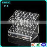 27 Slots Fashion Clear Custom Acrylic Makeup Brush Holder Manufacturer thumbnail-5